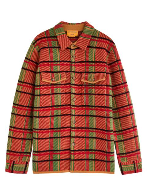 Guest In Residence Checked Cashmere Shirt