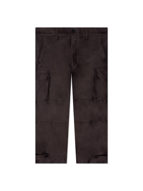 Marni BROWN ORGANIC COTTON CARGO TROUSERS TCY36 - MOCA