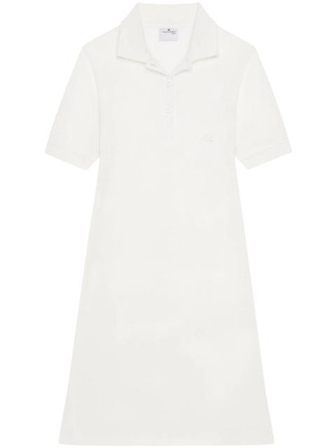 courrèges Piqué-cotton Polo Dress
