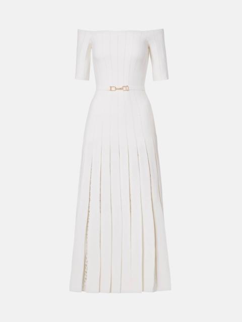 GABRIELA HEARST Ribbed-knit wool and silk maxi dress