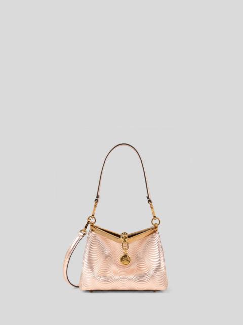 Etro SMALL METALLIC LEATHER VELA BAG