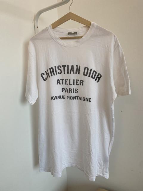 Dior Dior Christian Dior Atelier Avenue Montaigne logo tshirt