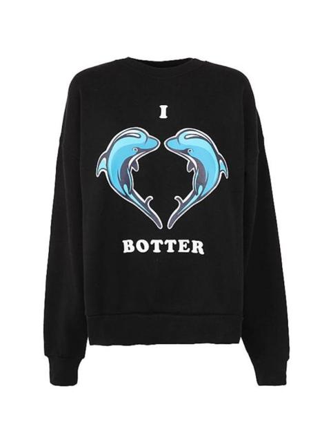 【BOTTER】CREWNECK SWEATER DOLPHIN BOTTER BLUE BOTTER Crewneck Sweater Botter Dolphin | warsawsneakerstore