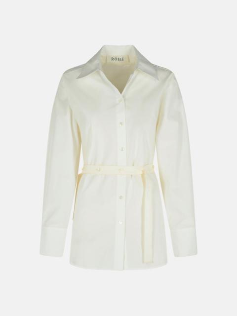 COMBINED SILK POPLIN VEST-SHIRT