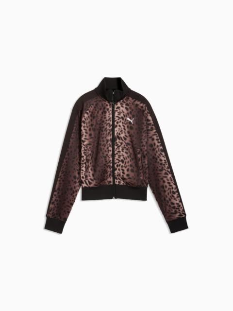 PUMA Leopard Luxe Women's T7 Track Jacket