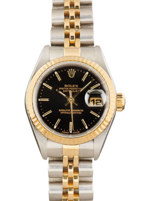 ROLEX Pre-owned Lady Rolex Datejust 79173 Black Dial