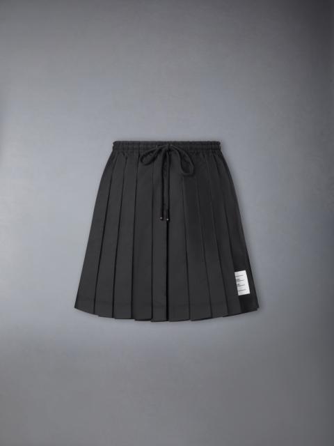 Thom Browne RIPSTOP PLEATED MINI SKIRT