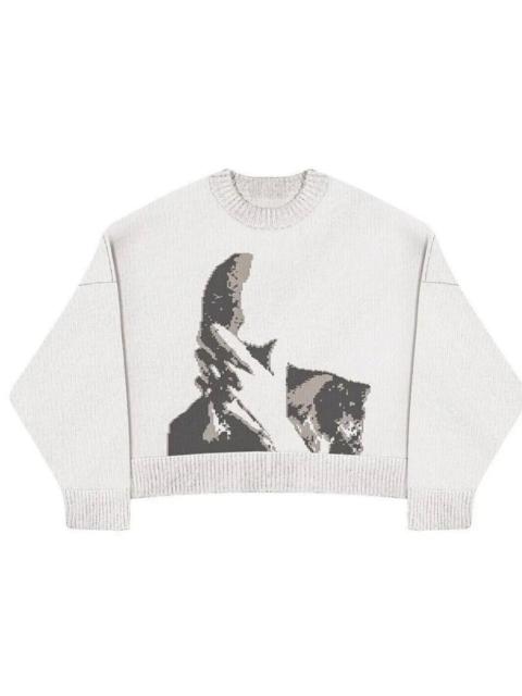 Streetwear - Man Shadow Graphic Pullover Sweatshirt