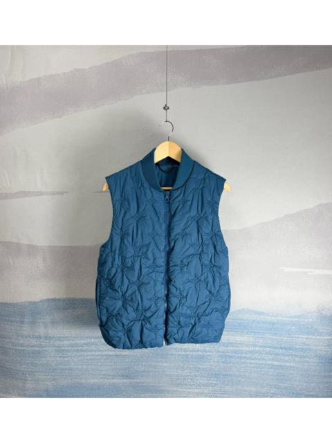 Louis Vuitton Louis Vuitton Blue Embossed Down Vest
