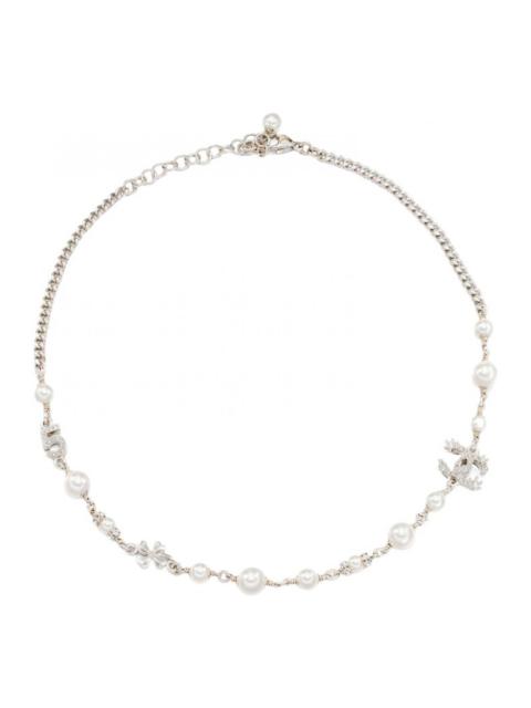 CHANEL CC pearl necklace