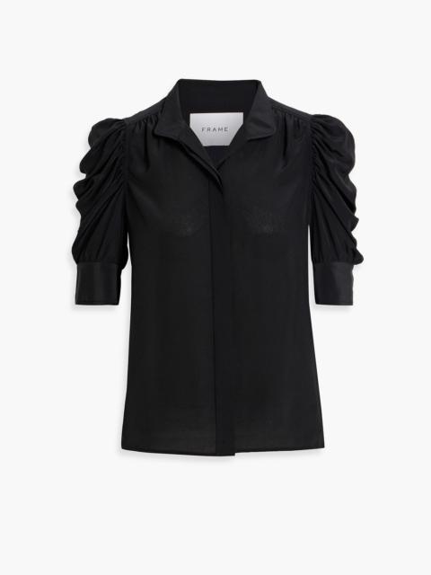 FRAME The Gillian silk crepe de chine top