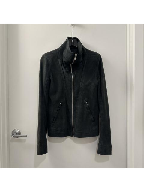 Rick Owens $2600 Value Rick Owens Lambskin Suede GEO Leather Jacket