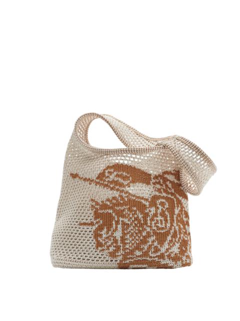 Burberry burberry Small EKD Crochet Bag in White/sand at Nordstrom