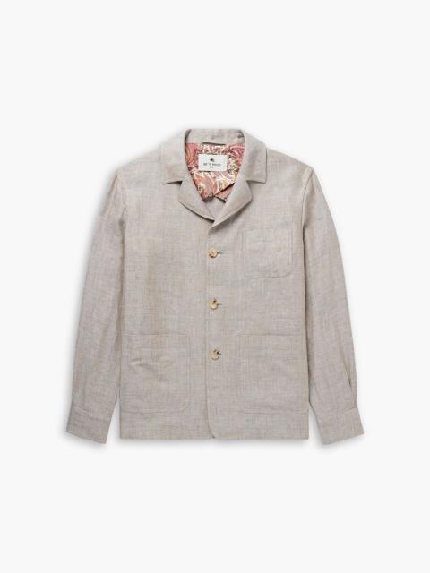 Etro Linen-twill overshirt