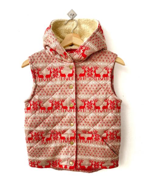 Other Designers Vintage - Vintage Free People Full Print Vest Hoodie