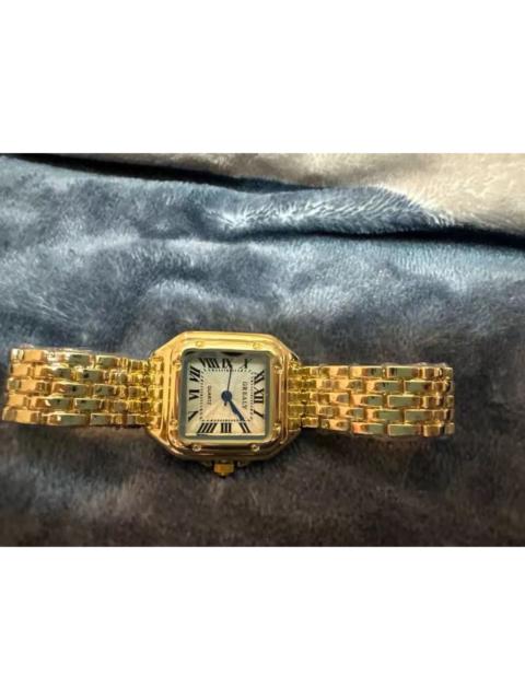 Other Designers Vintage 90s black dial luxury style quartz silver watch