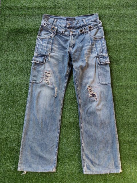 Other Designers Archival Clothing - IN THE ATTIC DOUBLE WAIST DISTRESSED (J242)