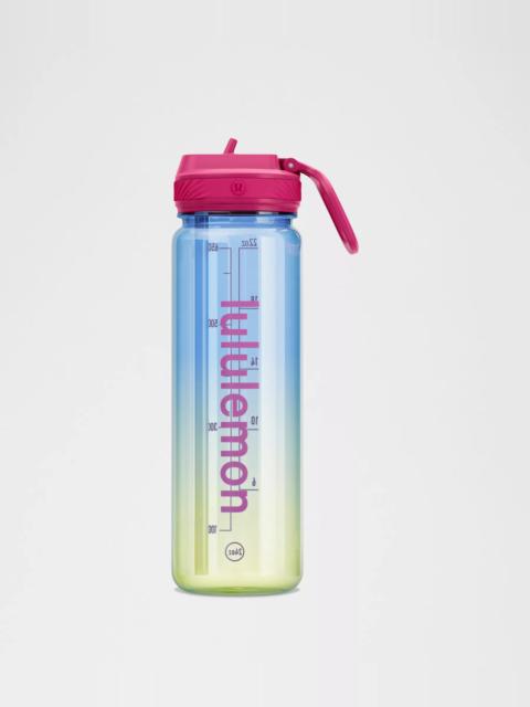 lululemon Back to Life Clear Bottle 24oz *Straw Lid