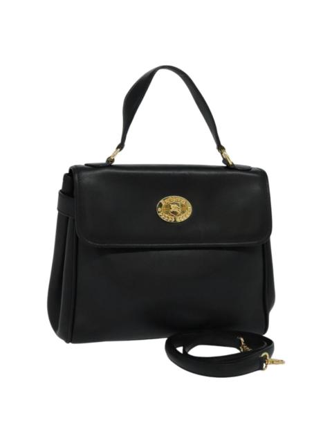 Burberry Burberry Hand Bag Leather Black