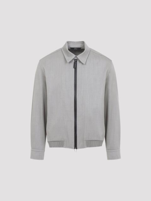 Brioni BRIONI Gray Blouson Jacket New & Authentic (Men's size:M;)