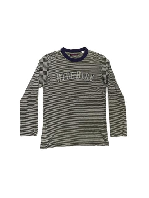 Other Designers Japanese Brand - Blue blue japan Stripe longsleeve shirt