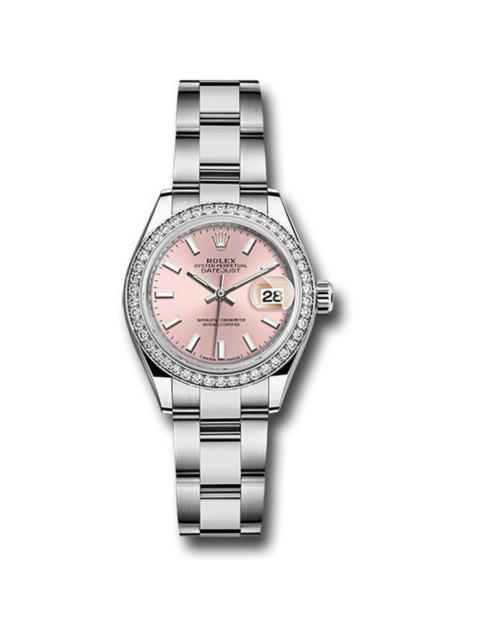 ROLEX Rolex Lady Datejust Automatic Pink Dial Ladies Oyster Watch 279384PSO