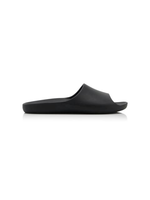 The Row Ama Foam Slide Sandals black