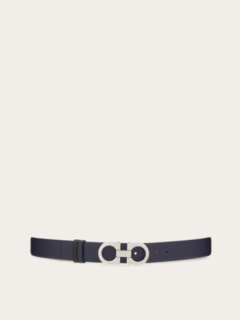 FERRAGAMO Reversible and adjustable Gancini belt