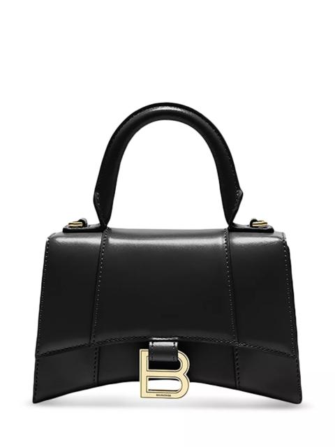 BALENCIAGA Hourglass XS Handbag Crocodile Embossed