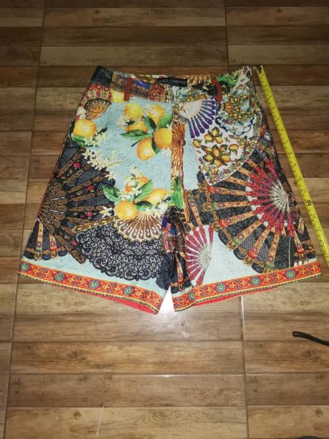 Dolce & Gabbana Dolce and Gabbana lemon fan shorts rare