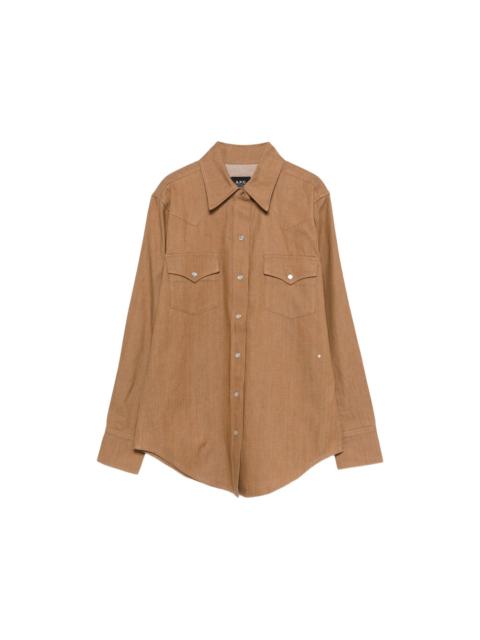 A.P.C. A.P.C. Brown Tops - Shirts Women