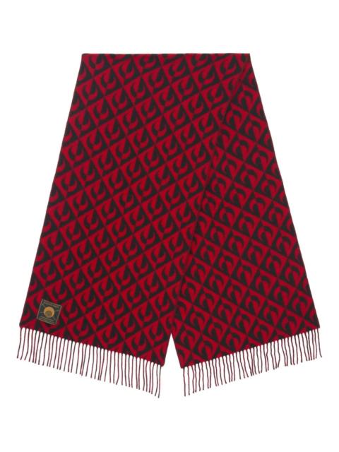 Marine Serre MARINE SERRE - Women Moon Lozenge Wool Scarf