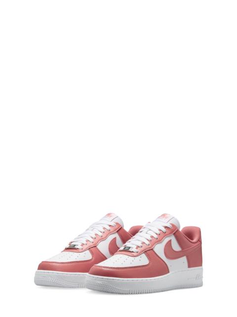Nike Nike Air Force 1 '07 SE Sneaker in White/Pink/Metallic Silver at Nordstrom