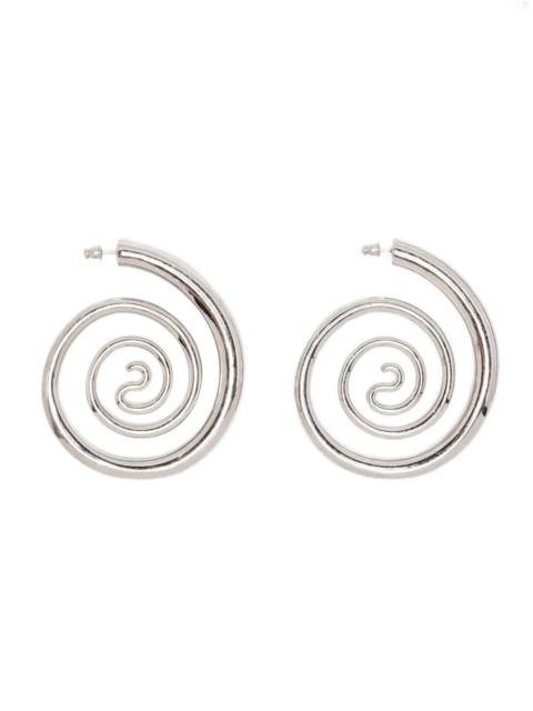PANCONESI "Spiral Serpent Hoops" Earrings