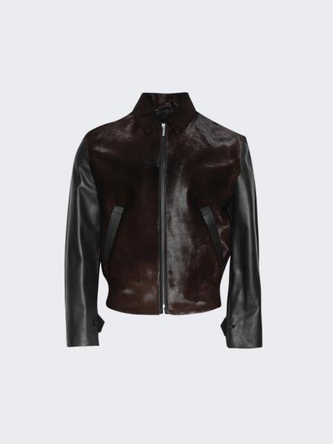 Marni Leather Jacket Black