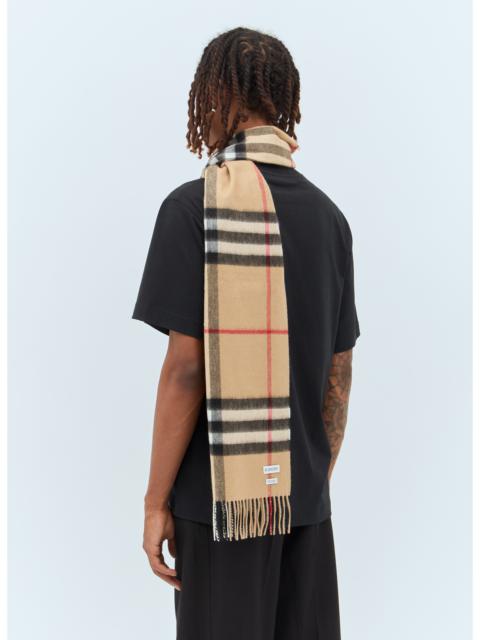 Burberry Burberry Men Giant Check Cashmere Scarf