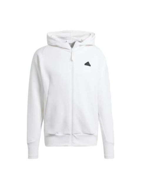 adidas adidas Z.N.E. Premium Full-Zip Hooded Track Top 'White' IN5092