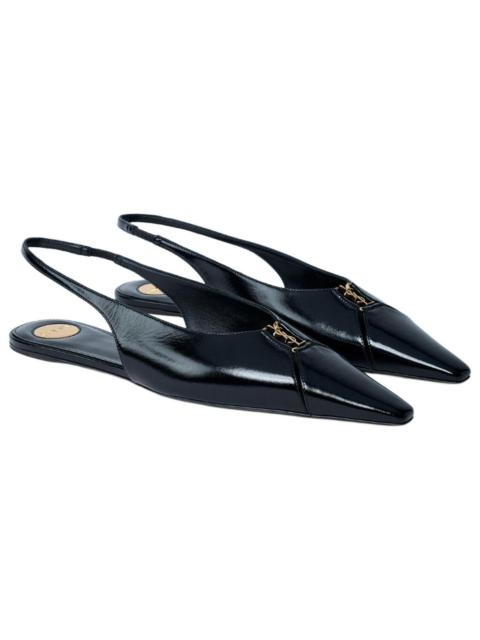 SAINT LAURENT Leather flats