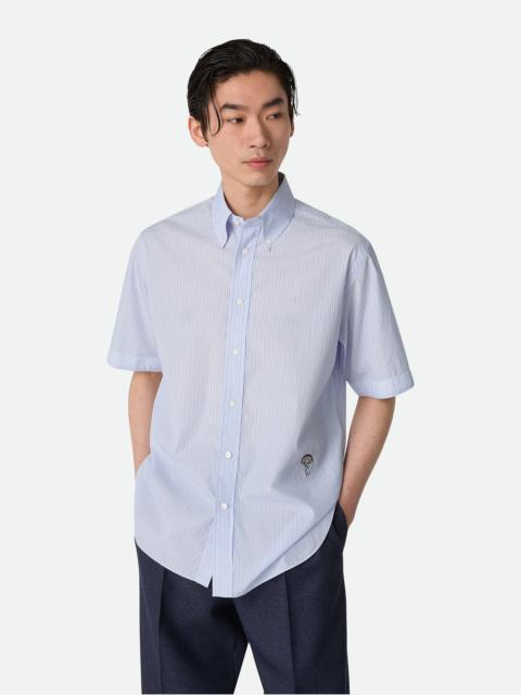 Bottega Veneta Stripe Cotton Poplin Shirt