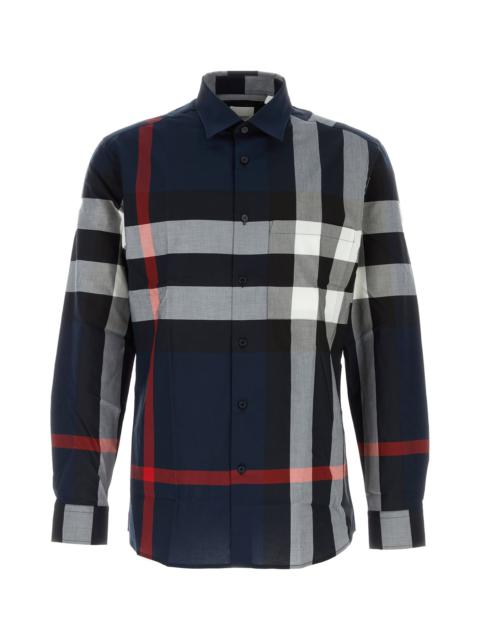 Burberry Embroidered poplin shirt