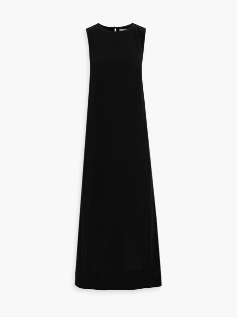 MATTEAU Shift silk-crepe maxi dress