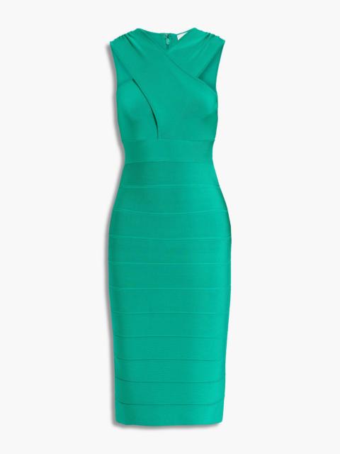 Other Designers Crossover bandage dress