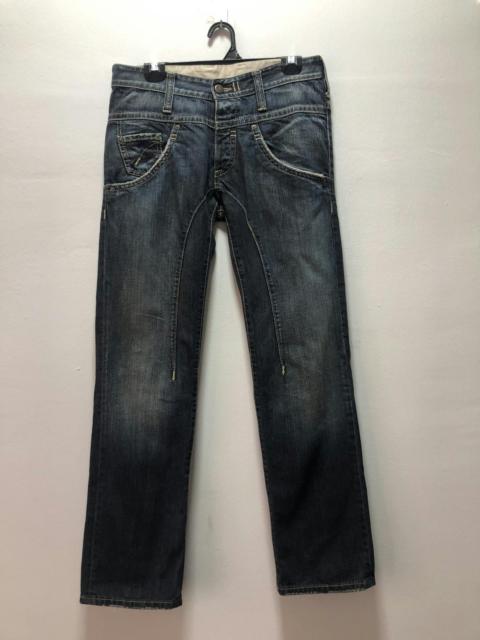 Neil Barrett NEIL BARRETT Indigo Denim Pants Italy Button Jeans