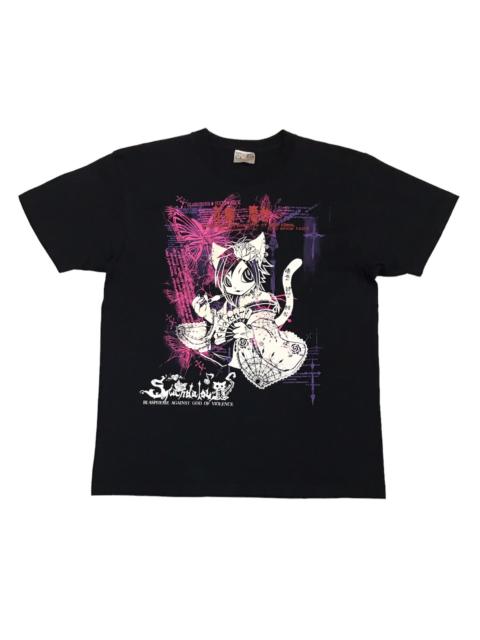 Other Designers 20471120 - [RARE] MARIS ROCK Samurai Cat Tee