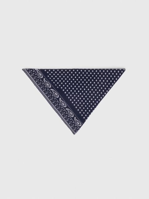 maje Reversible triangle scarf