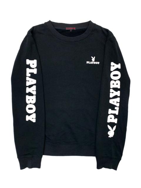Other Designers Vintage - Playboy Big Logo Embroidered Crewneck Sweatshirt