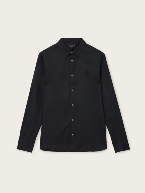 ALLSAINTS HAWTHORNE RAMSKULL STRETCH FIT SHIRT