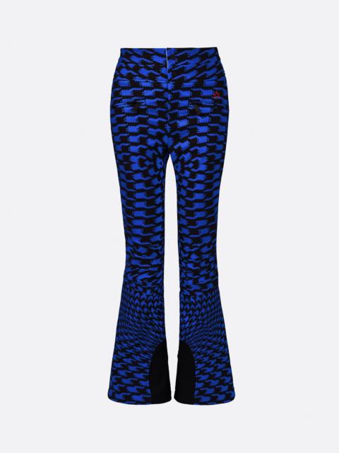 PERFECT MOMENT Twisted Houndstooth High-Waist Aurora Flare Ski Pant