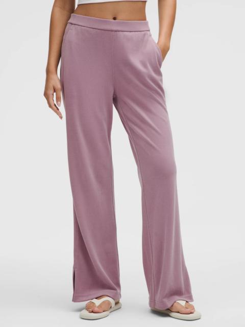 lululemon Softstreme High-Rise Wide-Leg Pique Pant *Regular