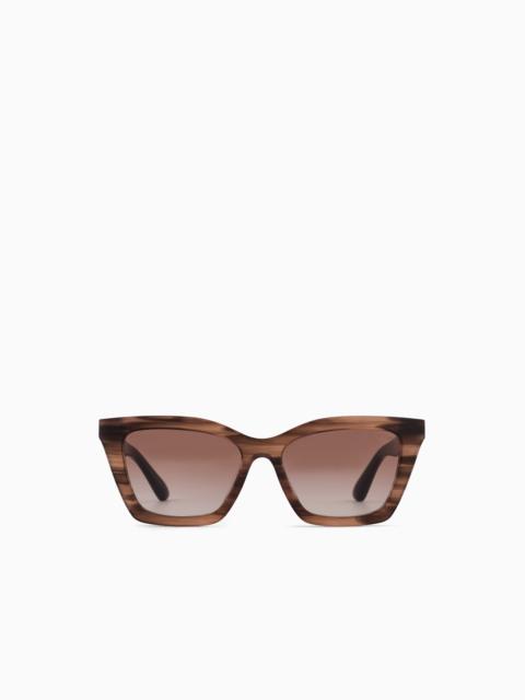 EMPORIO ARMANI WOMEN’S BUTTERFLY SUNGLASSES